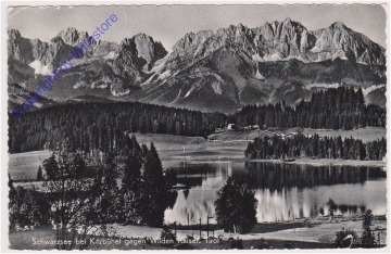 Kitzbühel, Schwarzsee gegen Wilden Kaiser