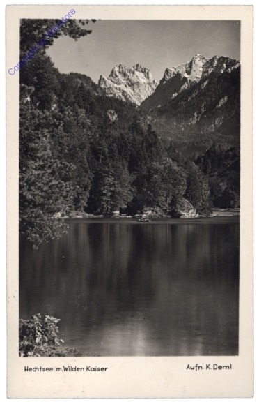 Kufstein, Hechtsee mit wildem Kaiser