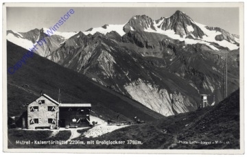 Matrei, Kaisertörlhütte mit Großglockner
