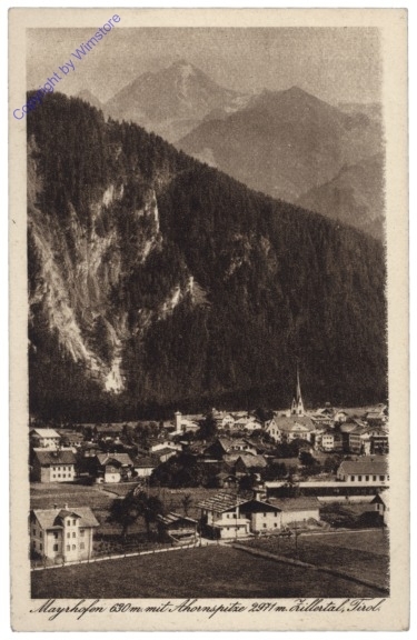 Mayrhofen, mit Ahornspitze