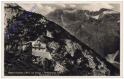 Scharnitz, Karwendelhaus mit Ödkar u. Birkkarspitze