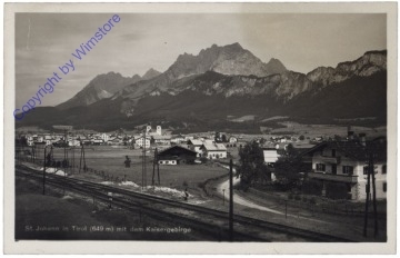 St. Johann, mit dem Kaiser Gebirge