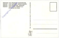 Postkarte mit Aufklebern "Weihnachtsmann & Schneemann"