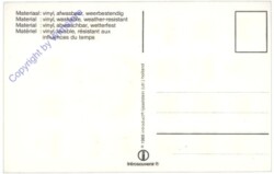 Postkarte mit Aufklebern "Torte"