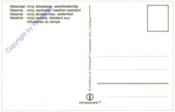 Postkarte mit Aufklebern "Sänger"