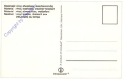 Postkarte mit Aufklebern "Weihnachtsmann"