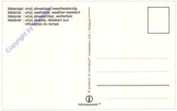 Postkarte mit Aufklebern "Weihnachtspinguin"