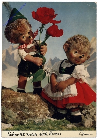 ak172391 Mecki 0333: Schenkt man sich Rosen
