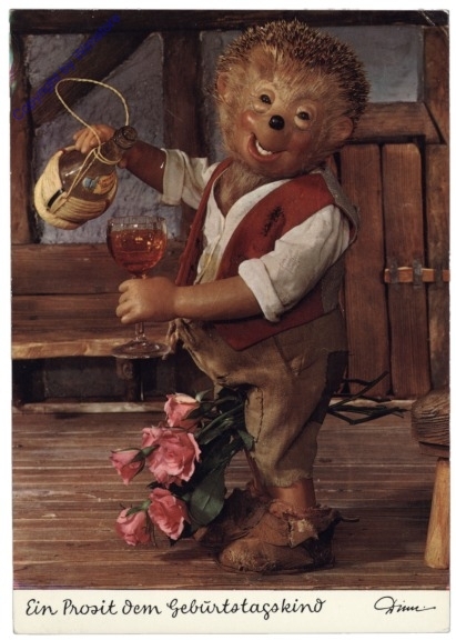 ak172436 Mecki 0411: Ein Prosit dem Geburtstagskind