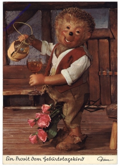 ak172438 Mecki 0411: Ein Prosit dem Geburtstagskind