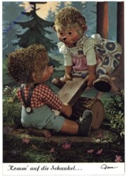 Mecki 0461: Komm auf die Schaukel...