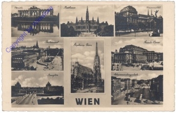 ak172633 Wien, Multiansicht