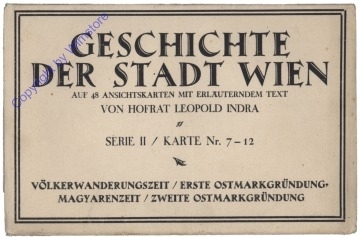 Wien, Geschichte der Stadt Wien, Serie II/ Karte Nr 7-12