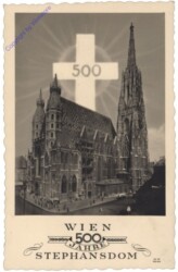 Wien 1, Stephansdom, 500 Jahre