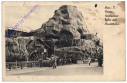 Wien 2, Prater, Hochschaubahn mit Wasserbahn