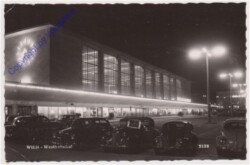 Wien 15, Westbahnhof bei Nacht