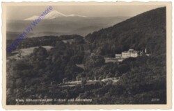 Wien 19, Höhenstrasse mit Kobenzl und Schneeberg