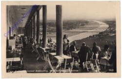Wien 19, Kahlenberg, Blick auf den Donaustrom