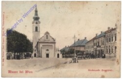 Wien 23, Mauer, Kirchengasse (Hauptplatz)