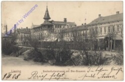 Wien 23, Liesing, Breitenfurterstrasse mit Bier-Brauerei