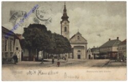 ak172792 Wien 23, Mauer, Hauptplatz mit Kirche
