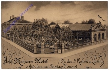 Wien 23, Liesing, Josef Mahner's Hotel "Zu den 3 Raben"