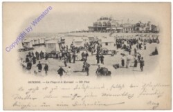 ak172850 Ostende, La Plage et le Kursaal