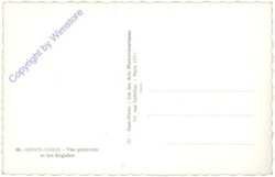 Monaco, Monte Carlo, Vue generale et les Regates