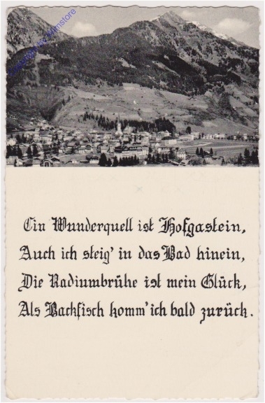 Bad Hofgastein, Ansicht, Vers