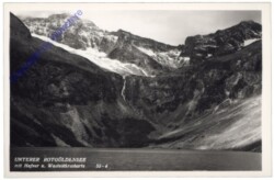 Hintermuhr, Unterer Rotgüldensee mit Hafner u. Wastelkarscharte