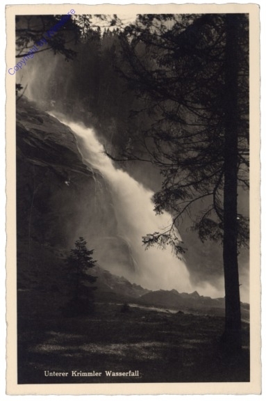 ak173172 Krimml, Unterer Wasserfall