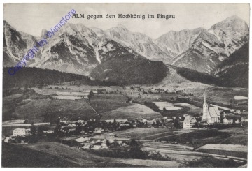 Maria Alm am Steinernem Meer, Alm gegen den Hochkönig im Pingau