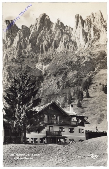 ak173197 Mühlbach am Hochkönig, Arthurhaus mit Manndlwand
