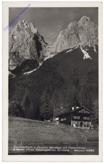 Pfarrwerfen, Touristenheim & Pension mit Fieberhörner