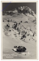 Radstädter Tauern, Skiheim der Sekt. Wienerland