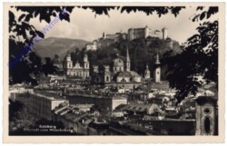 Salzburg, Altstadt vom Mönchsberg