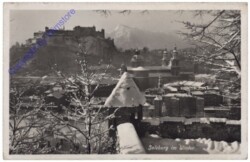 Salzburg, im Winter