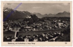 Salzburg, mit Untersberg und bayr. Berge