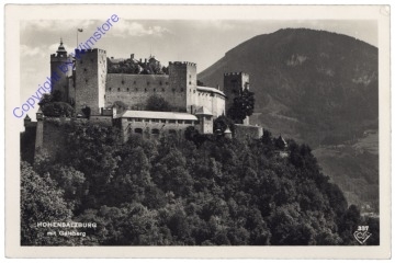 Salzburg, Hohensalzburg mit Gaisberg