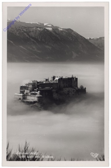 Salzburg, Hohensalzburg, hoch über den Wolken
