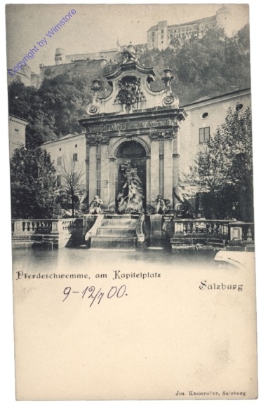 ak173342 Salzburg, Pferdeschwemme am Kapitelplatz