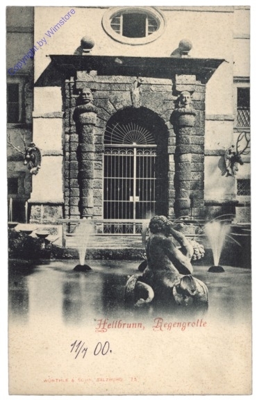 Salzburg, Hellbrunn Regengrotte