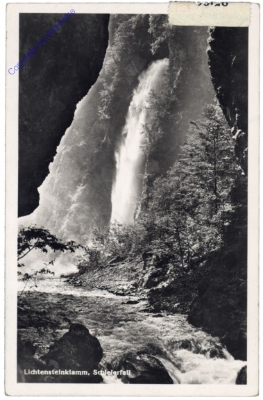 St. Johann im Pongau, Liechtenstein Klamm, Schleierfall