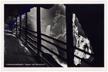 ak173409 St. Johann im Pongau, Liechtensteinklamm, Tunnel mit Kesselfall