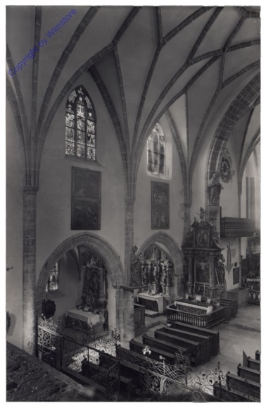 ak173449 Tamsweg, St. Leonhardikirche, Linkes Seitenschiff mit Madonna