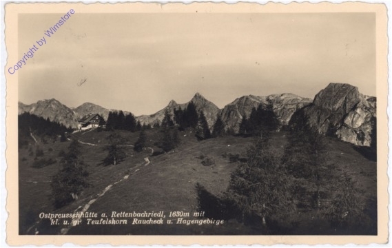Werfen, Ostpreussenhütte a. Rettenbachriedl