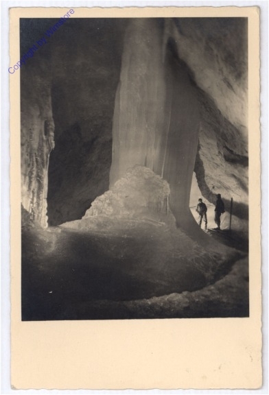 Werfen, Eisriesenwelt, Eisbildung im Eistor