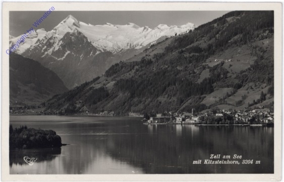 ak173515 Zell am See, mit Kitzsteinhorn