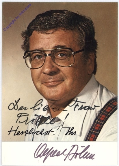 Autogrammkarte Alfred Böhm