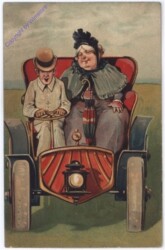 Pärchen in Automobil